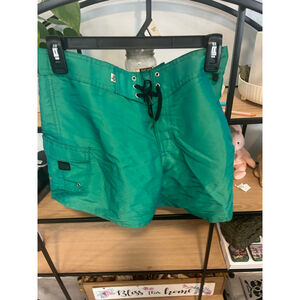 Juniors Volcom Green Athletic Shorts L